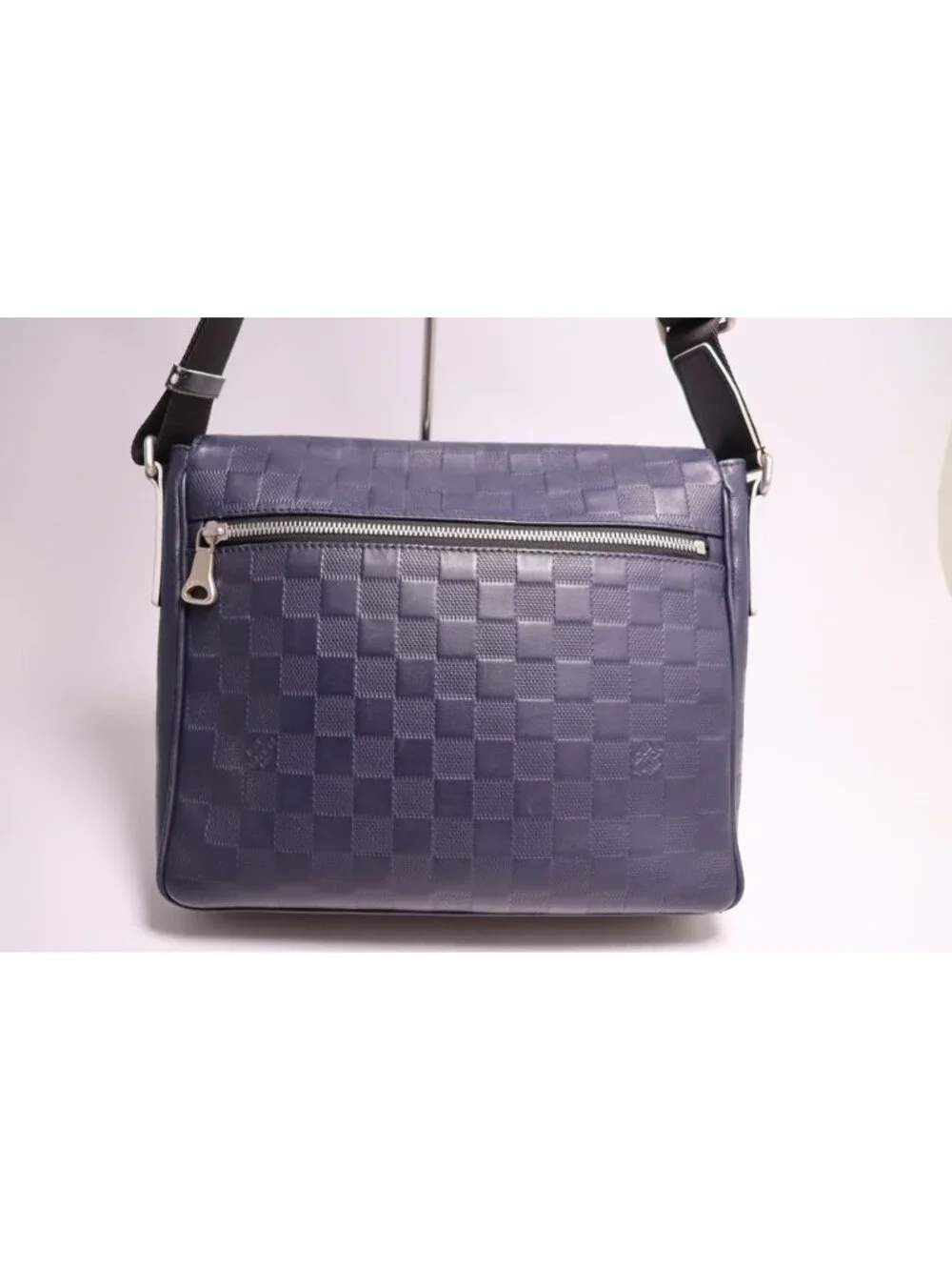Louis Vuitton Damier Infini District PM Leather Shoulder Bag